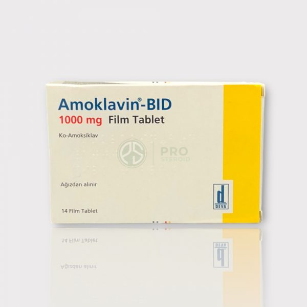 Image of Amoklavin-BID (Co-amoxiclav 1000 mg) by Deva - 14 tabs