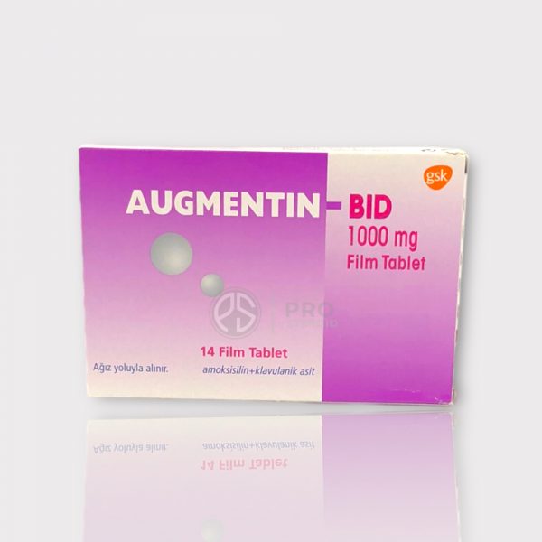 Image of Augmentin-BID (Amoxicillin + Clavulanic acid 1000 mg) by GSK - 14 tabs