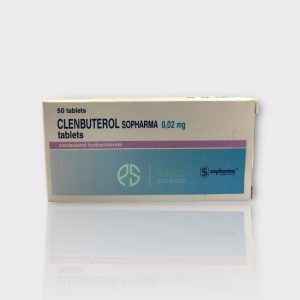 Image of Clenbuterol (Clenbuterol hydrochloride 0.02 mg) - Sopharma - 50 tabs