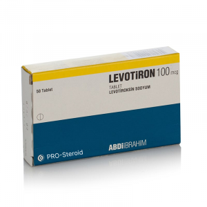 Image of Levotiron (Levothyroxine sodium 100mcg) - Abdiibrahim - 50 tabs