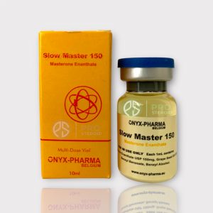 Box and bottle of Slow Master 150 from Onyx-Pharma