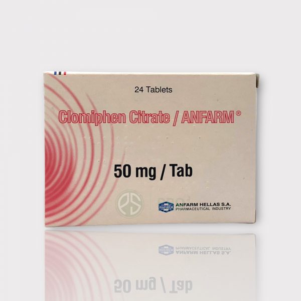 Image of Clomiphen citrate (50 mg) by Anafarm Hellas contains 24 tabs